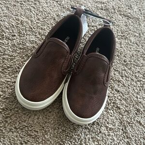 Old Navy Faux-Leather Slip-On Sneakers -Toddler